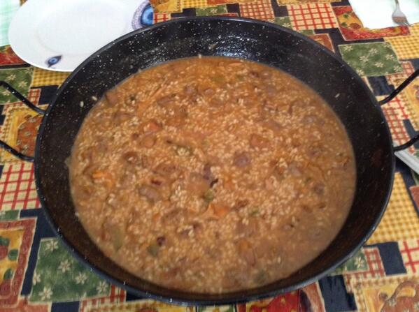 AntanaX's tweet photo. #ElAlmacen11 arroz de setas salchichas y rovellons. http://t.co/hCnCYQ12WN