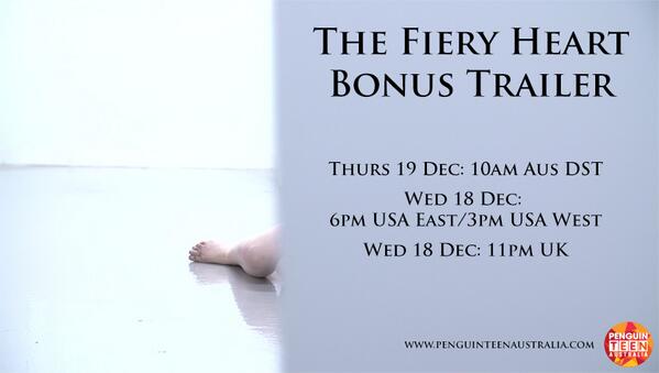 PenguinTeenAus's tweet image. The bonus #FieryHeart trailer is COMING. It's going to be full of #SydrianFeels. Merry Christmas from PTA :)