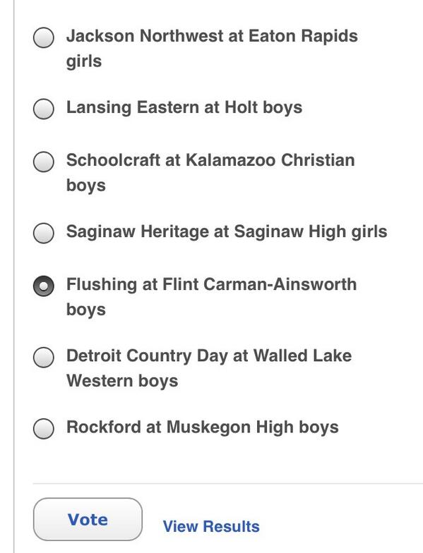 RaiderNation_01's tweet photo. Everyone go vote Flushing vs. Carmen for game of the week on Mlive for this Fridays game! #RaiderPride #Squad 🏀 http://t.co/mzXOEcbfYk