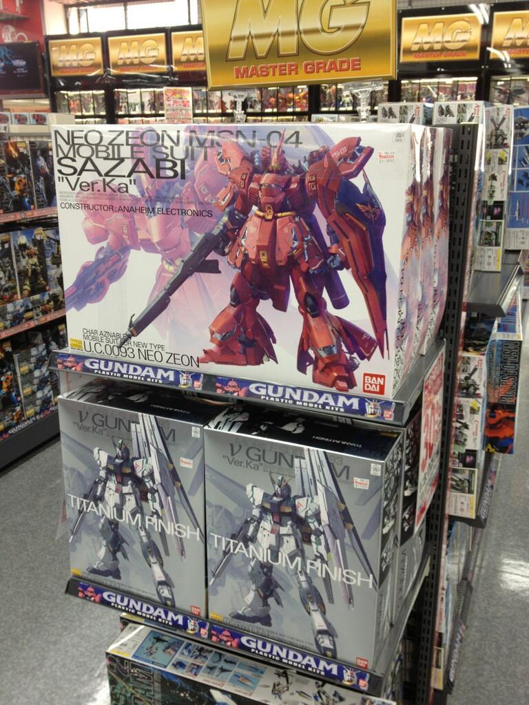新品 未組立 逆襲のシャア MG サザビー Ver Ka ガンプラ