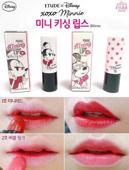 Korean_Noona's tweet photo. Minnie Kissing Lips Kemasannya cute banget!! Polkadot dan ada 2 ekspresi Minnie yg berbeda ^^ http://t.co/7oNTVyxssw