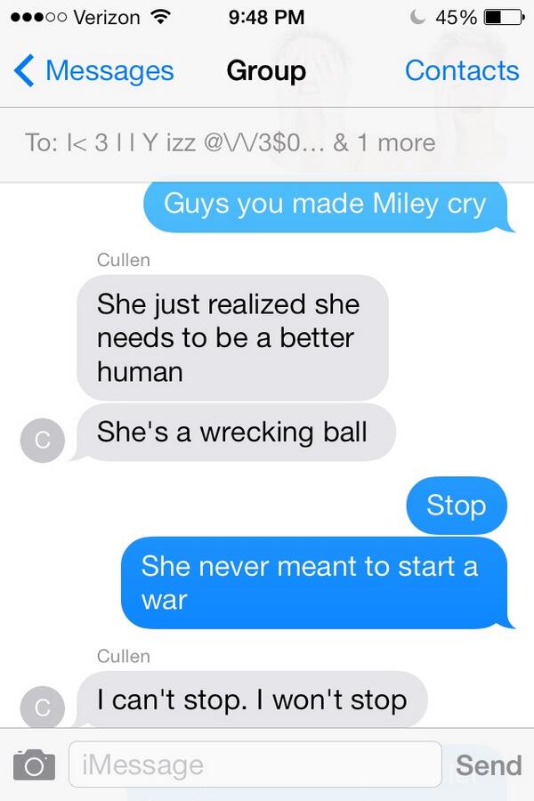 rachelbriel's tweet photo. Yeah Cullen tell us how you really feel @PnutButrNkelly1 http://t.co/jPFWUP0Fub