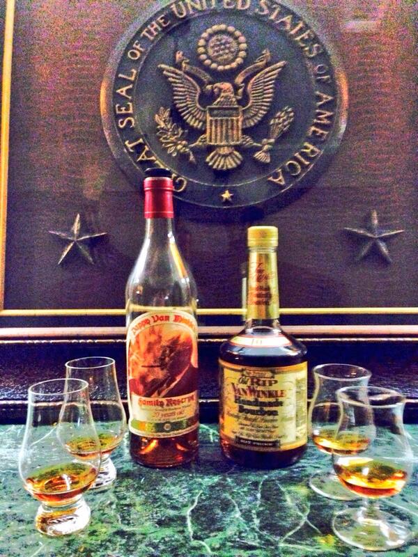 AviatorsDen's tweet photo. @bourbonblog here's what we are drinking tonight http://t.co/iJB08y3qMq
