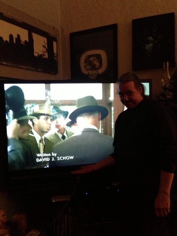 FeetzK's tweet image. Yes we made #davidjschow stand in front of the TV the #mobcity credit @JeremyLukeTurbo @JamesHebert @edward_burns