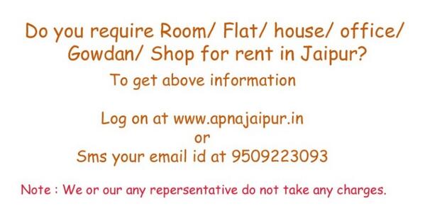 ApnaJaipur's tweet photo. Do you require flat for rent in Jaipur visit our website http://t.co/cCQ6sIzz5m http://t.co/JK03JQULmc