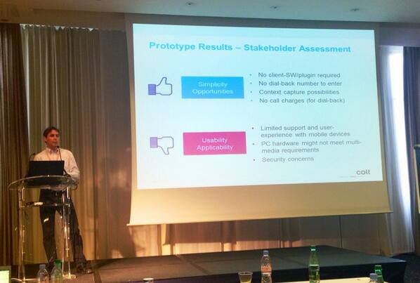 ckoehncke's tweet image. #webrtcparis colt summary