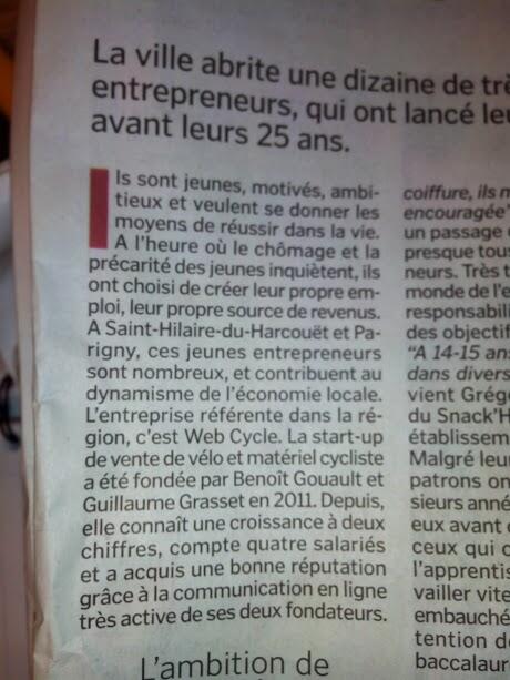 article intéressant sur les jeunes #entrepreneurs à #sainthilaireduharcouet dans #lamanchelibre cette semaine!