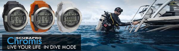 MASERVICESMALE's tweet photo. LIVE YOUR LIFE  IN DIVE MODE!
Introducing SCUBAPRO’s  new CHROMIS wrist computer to Maldives! http://t.co/YVNNZgeYF9