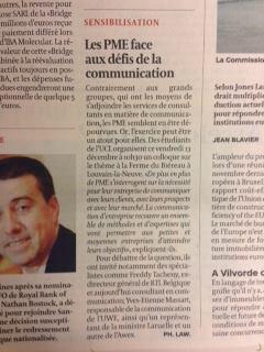 Go4Com's tweet photo. @lecho parle de nous ce matin ! #13dec #LLN @Go4Com http://t.co/xU4AoY92h0