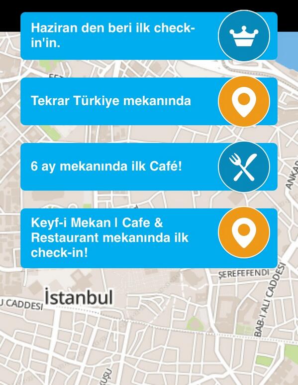 Ah dostum, Haziran'den beri check-in yapmadım. 4sq.com/1cpWRfX