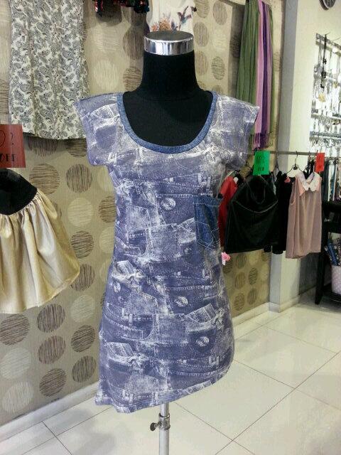 ON DISCOUNT |Blouse Kaos Jeans |teensize|166,5k|#naddnasfashion #naddnasteen