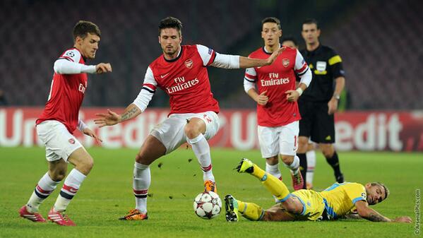 Arsenal's tweet photo. We crunch the numbers behind @Arsenal's 14th consecutive qualification from the group stage: http://t.co/DRwAxq7k2e http://t.co/JunVKWkrT3
