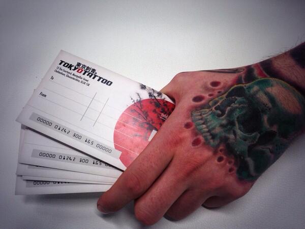 Tokyotattoo's tweet photo. RT - TO WIN £80 GIFT VOUCHER, WINNER ANNOUNCED TOMORROW FRIDAY 13th!!! http://t.co/WLCwXB7tRG