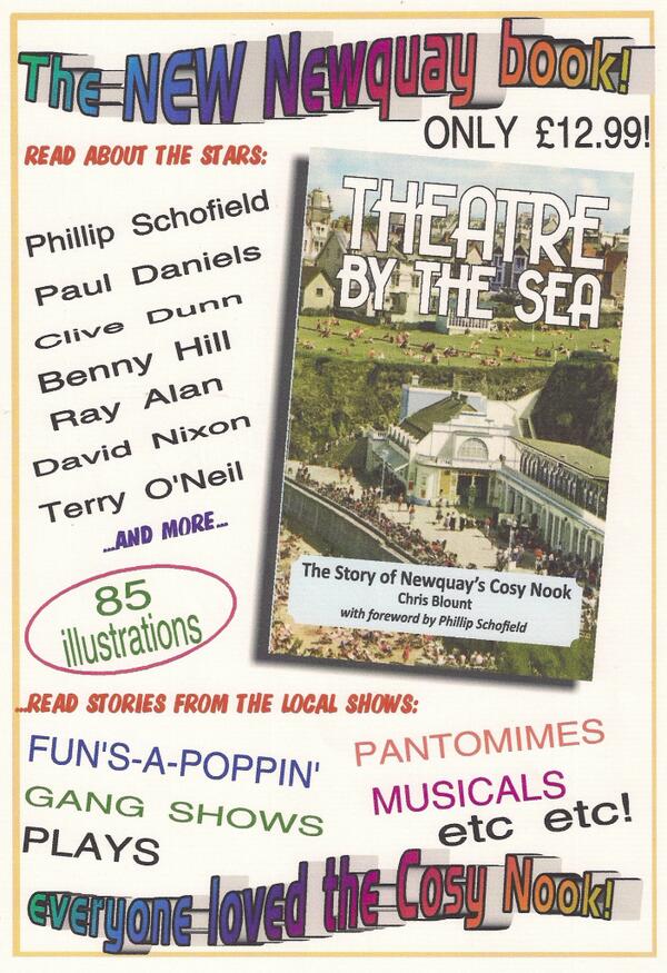 Chris Blount, author of 'Theatre by the sea' here Thursday 19th of December