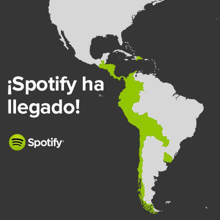 ¡Spotify ya está disponible en 20 mercados, incluyendo 14 en América Latina! spoti.fi/19fTuuY #ComparteMúsica
