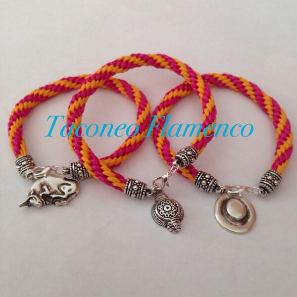 FlamencoTaconeo's tweet photo. SORTEO de una de estas fantásticas pulseras, para poder participar solo hay que hacer RT y seguirme. Animaros!! http://t.co/HIZZjgSobA