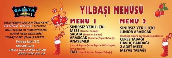 Yilbasi eglencesinde bulusuyoruz