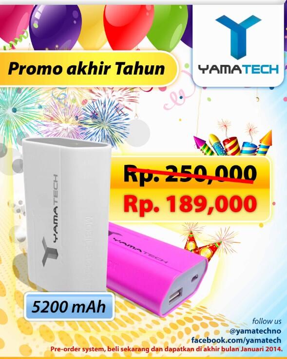 Serius mau kan powerbank 5200mAh cuma 189.000? Sistem nya preorder.. tertarik untuk ikutan?