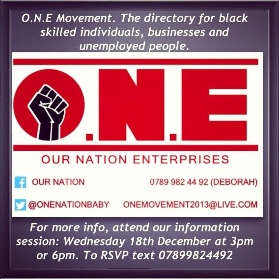 MiseducationUK's tweet photo. Come &amp; find out more detailed information on the who, what, why, when &amp; HOW of O.N.E. text for the address http://t.co/4CrTVzAXTg