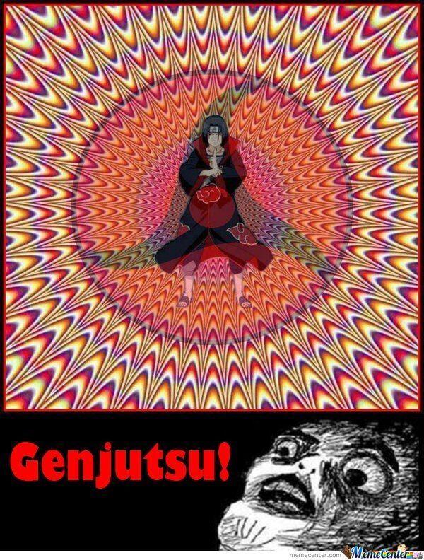 aldomuttaqien's tweet photo. Hahahaa lol xD, Genjutsu! via @MemeCenter http://t.co/F3ebMO3AIH