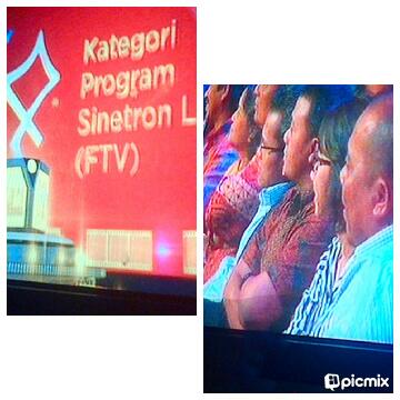 irawe's tweet photo. Kpi award...top top "keluarga kambing" congrattt hubby http://t.co/CMl8HEWWHd