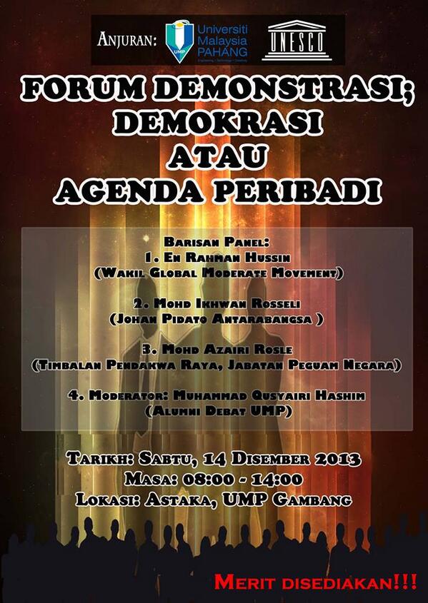 MimmyMahayudin's tweet photo. Warga UMP dijemput hadir! Bas akan disediakan dari Pekan :) Isi nama dkt google doc  @TwtUMP https://t.co/y83ofhC90W http://t.co/EeoYynB24Z