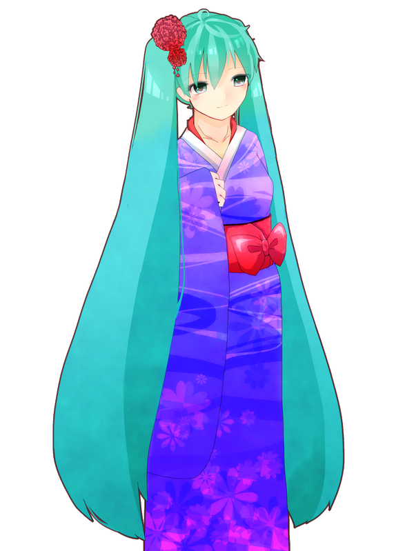 初音ミク 「byマウス絵 年賀状用にかいた(`・ω・')」|ねぎまぷりん✨️100枚目に万フォロワーになる絵師のイラスト