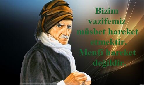 Üstadımız vefatından önce yaptığı vasiyette her zaman müsbet hareket edin diyerek #HerZamanSulhYolunda olun demiştir.