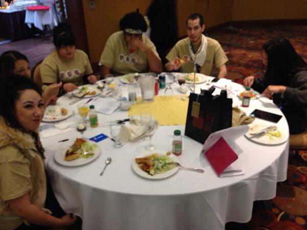 AKohok's tweet photo. @RadissonYVR very good food. Team DYN-O-MIGHT is enjoying the food. #YES2013 http://t.co/ow0rlIzGew