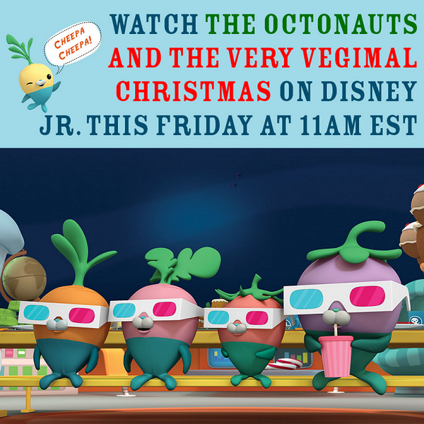 Octonauts To All Our Fans In The Usa The Vegimal Christmas Special Will Be Airing Tomorrow At 11am Est On Disneyjuniorusa Http T Co 7ovl8ybjkj