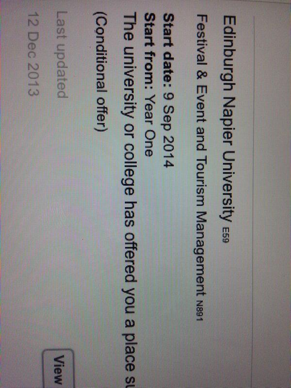 melaugh32's tweet image. Really happy I got this one! #conditionaloffer #Edinburgh