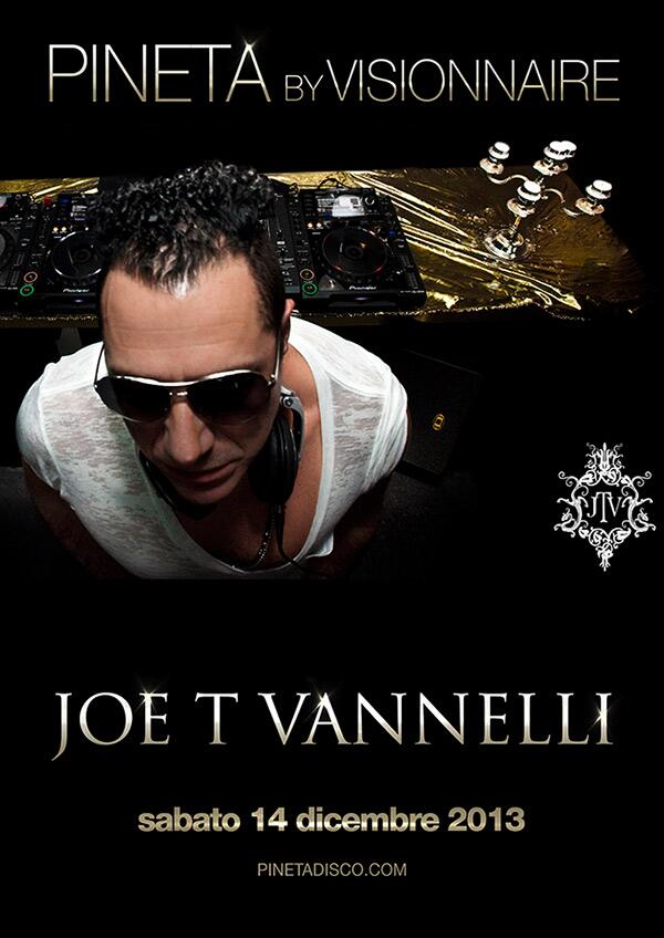 Pinetadisco's tweet photo. Special Guest Star... Saturday 14 december 2013 #joetvannelli #MilanoMarittima #disco #djset #consolle #saturday #jtv http://t.co/A0CtI3WRgM