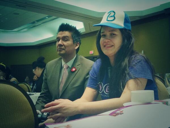TheBluebacks's tweet photo. With the real @stanwesley rockin out during our amazing speakers panel at #yes2013 http://t.co/uQHt8PcXiH