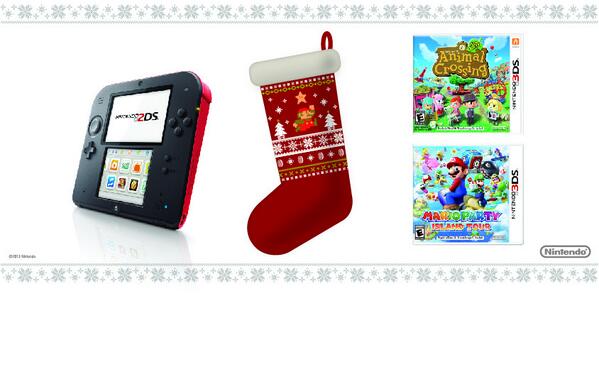 NintendoAmerica's tweet image. Only a few more days to win the #3DS Holiday Stocking. RT for a chance to win today’s stocking! #BecauseItsNintendo