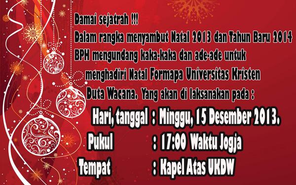 undangan natal formapa.