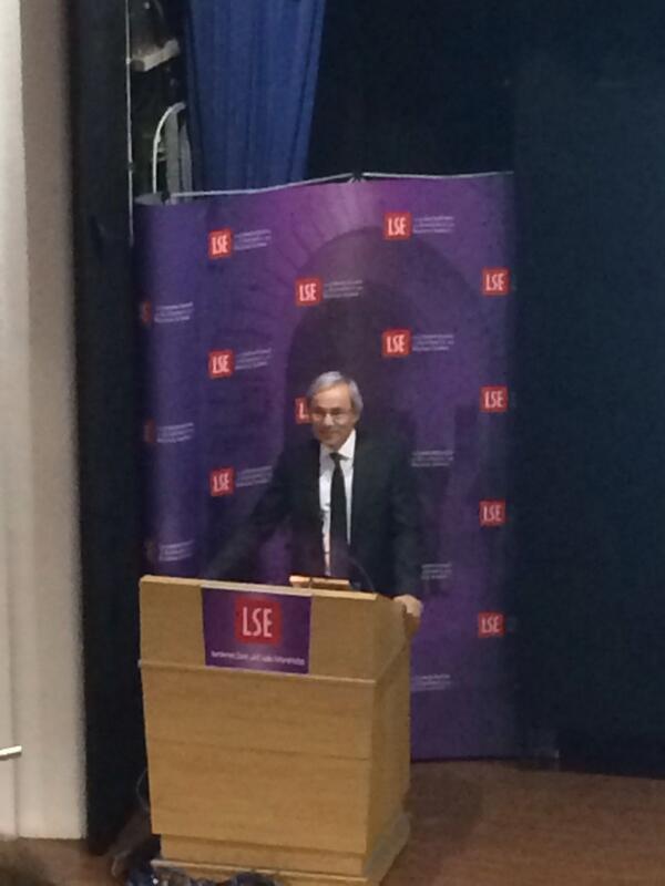 'Is Europe working?': Nobel prize winning economist Professor Sir Pissarides at the #LSE tonight #LSERegius #fb http://t.co/vb7fIwWi6j