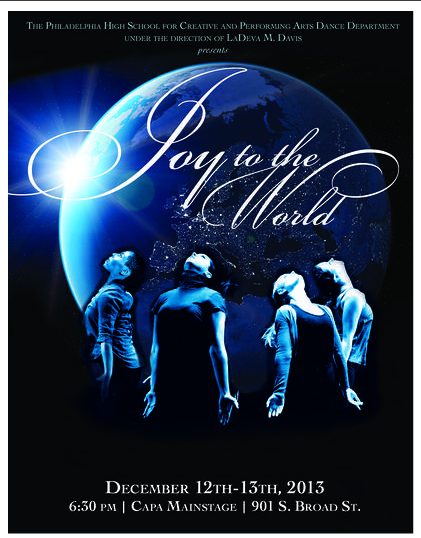 CAPAHighPhilly's tweet photo. Join CAPA's Dance Dept. 4 our Holiday Dance Show "JOY TO THE WORLD" 12/12 &amp; 12/13 @ 6:30pm!!! http://t.co/fmT49CQLOS