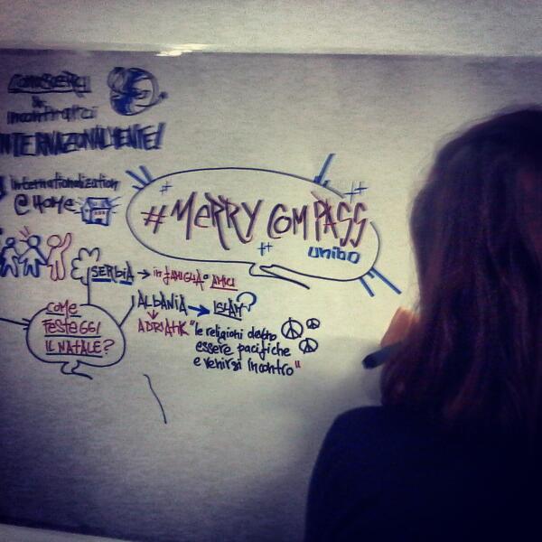 anto_laus's tweet photo. #merrycompass diverse culture a confronto!@Placevent1 @compassunibo http://t.co/vS7XMSKVhs
