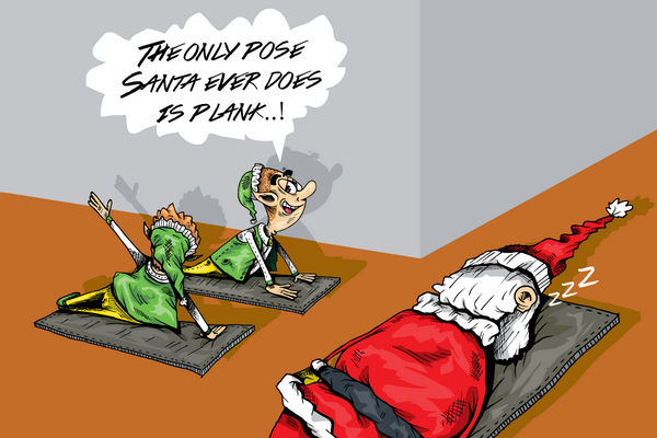 AWPrintWorks's tweet image. awprintworks.com #Santa #Yoga #SantaDoesYoga