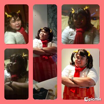 FerNorJer's tweet image. Meet my Twin Sister &quot;Aling Malaki&quot;!:) hahaha #xmasparty2013 #lookup2 #shake3