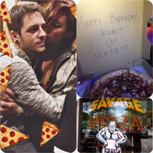 Happy birthday <a href="/xcadaverx/">Daniel Williams</a>!! 🍕❤️The delivery guy did good. Wish I was there to deliver it myself though
