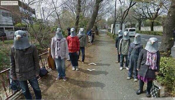 GoogleStreeets's tweet photo. Strange people in street view http://t.co/sVu4TXO3ZV