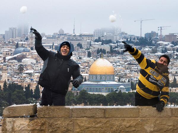Photo Gallery:  #snow storm hits Middle East cbc.sh/48gOV4D