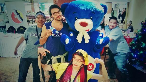 TheBluebacks's tweet photo. Creepin with Bmo the bear! http://t.co/wANZ62jRP0