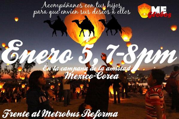 OMEglobos's tweet photo. El 5 de enero habrán muchos Globos en el DF... Todos están invitados!
https://t.co/PYnEYUyFWv http://t.co/ruXiLx1PIA