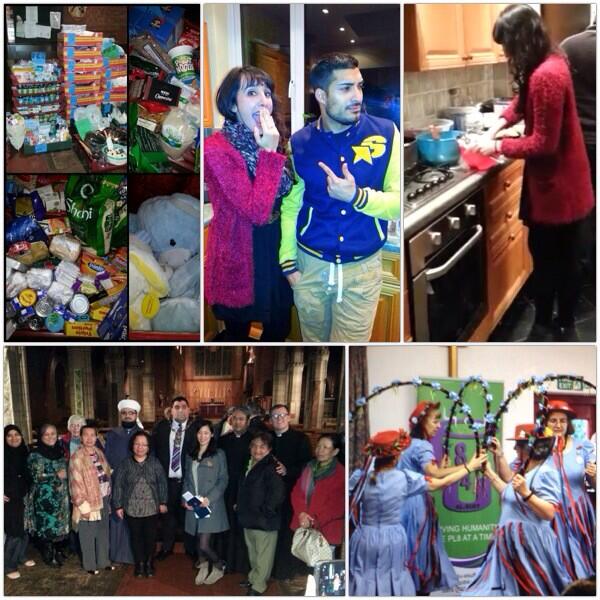 TBT PL84U 1st Dec: faith groups raise aid 4 Philippines - Saira Mir's &amp; others hard work merits cake @makeupbyruzma