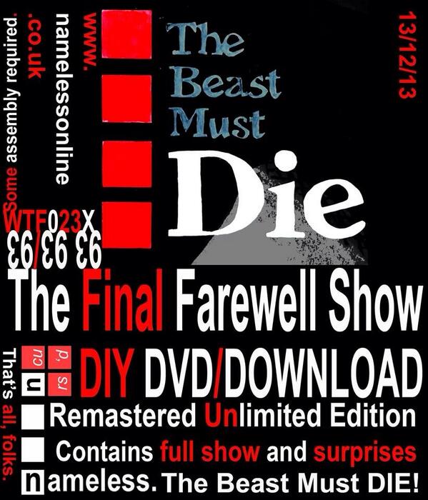 NamedLes's tweet photo. Tick...
Tick... 
Tick... 
Tick...
#TheBeastMustDIE
#FridayThe13th http://t.co/wrX3vwOUvZ