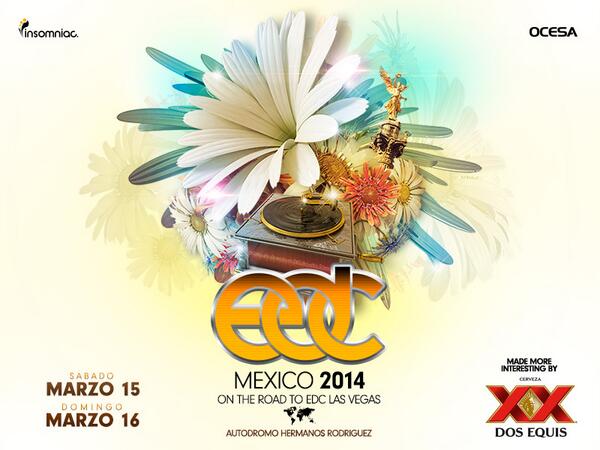 EDC_MEXlCO's tweet photo. Electric Daisy Carnival Mexico es para todas las edades.
Precios:
Abono para 2 días $1,300
Abono VIP (+18) $3,600 http://t.co/GgeO5cC6HD