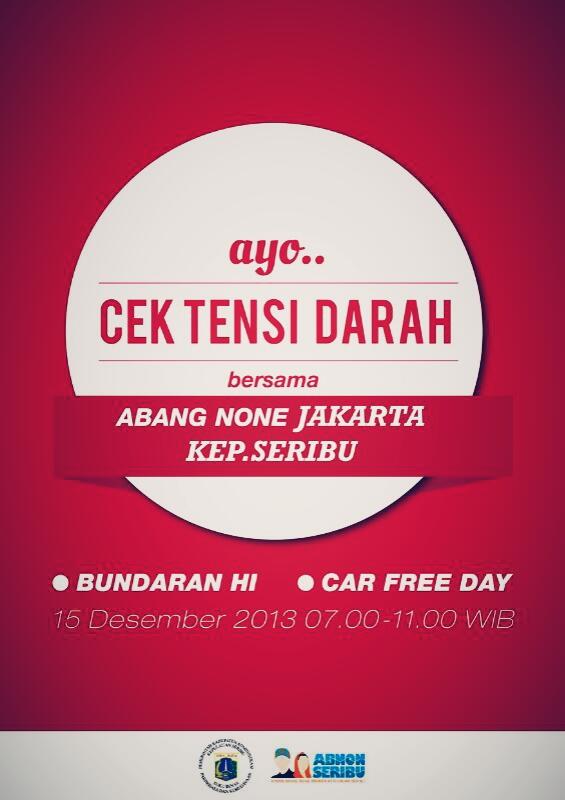 deavania20's tweet photo. Yuk yuk mampir hr minggu cek tensi kaliaaan..;) http://t.co/B5EmprZdO9
