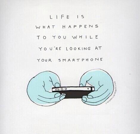 JasonElsom's tweet image. Life is what happens to you whilst you are looking at your smartphone.